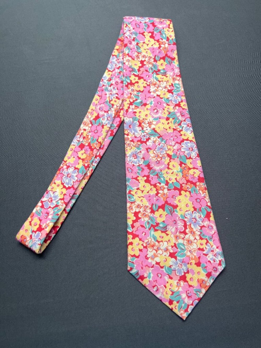 Liberty Of London Floral Print Tie 100% Cotton Made In USA